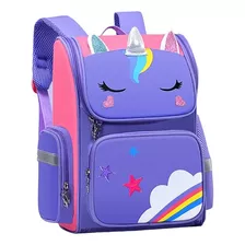 Morra Unicornio Arcoiris Escolar Bolso Niña Juvenil Kids