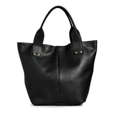 Bolsa De Couro Feminina Saco Tranversal Sacola Clacle Oferta