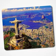 Mousepad Paisagem Rio De Janeiro Cristo Redentor Brasil 08