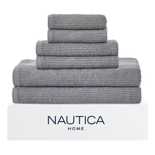 Nautica - Juego De Toallas De Baño De 6 Piezas, Algodón A.