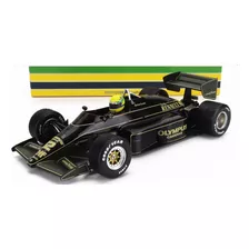 Ayrton Senna Lotus 97t Portugal Rain Tires Minichamps 1/18