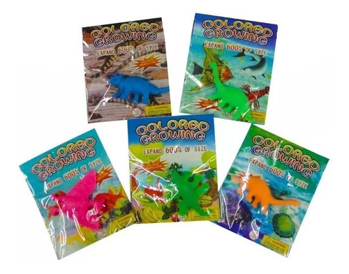 10 Dinosaurios Esponjas Expandibles En Agua Varios Modelos