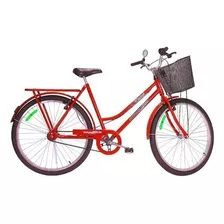 Bicicleta Monark Tropical Aro 26 Freios V-brake Cor Vermelho