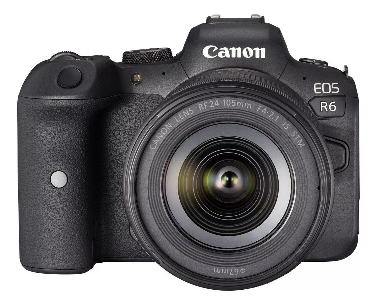  Canon Eos Kit R6 + Lente 24-105mm Is Stm Sin Espejo Color Negro