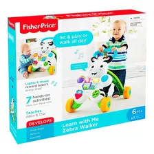 Andador E Apoiador Zebra Com Luzes E Sons - Fisher Price