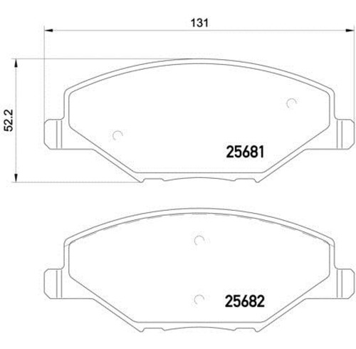 Balatas Delanteras Volkswagen Polo 2018 2019 2020 Brembo Foto 3