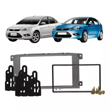 Moldura Painel 2 Din Multimidia Dvd Mp5 Focus Hatch Sedan