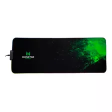 Mouse Pad Monster Microfibra Antideslizante Rgb 80x30 Cm