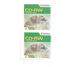 Kit 4 Cd-rw - Cd Rewritable 700 Mb