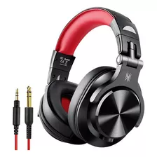 Headphone Fone De Ouvido Dj Oneodio Fusion A71 Profissional Cor Vermelho