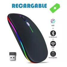 Mouse Ratón Silencioso Recargable 2.4g Portátil Inalámbrica