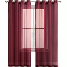 Cortina Voil Cristal Sala/quarto 300x260 P/varão Promoção