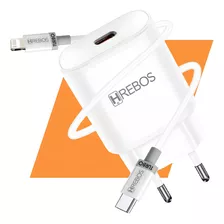 Kit Carregador Turbo Pd 20w Para iPhone 9 10 11 12 13 14 Pro