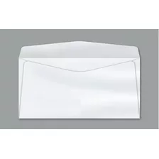 Envelope Ofício 114x229mm Branco S/rpc 90g Cx C/1000 Unid