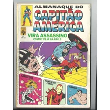 Gibi Hq Antigo Capitão América Número: 37 - Ano 1982 - X4