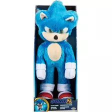 Sonic 2 Peluche Erizo Azul 33 Cms Original Jakks En Caja