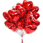 Tercera imagen para búsqueda de globos en forma de corazon rojo
