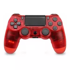 Control Joystick Inalámbrico Para Playstation 4 Ps4 Color Rojo Transparente