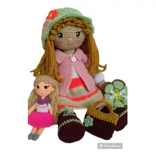 Muñeca Amigurumi Paula Tejida A Crochet