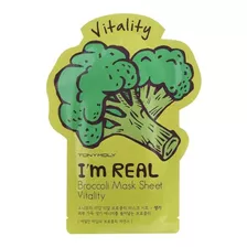 Mascarilla Facial Brócoli Protección Y Vitalidad Tonymoly Tipo De Piel Mixta