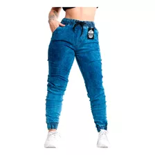 Calça Jeans Feminina Elástico Cintura Com Lycra Promoção