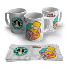 Plantilla Imprimible Editable Para Tazas Los Simpson 1