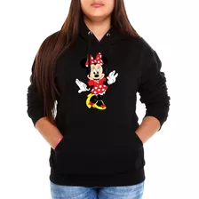 Moletom Minnie Vestido Bolinha Canguru Pronta Entrega 