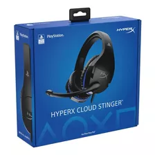 Auriculares Hyperx Cloud Stinger 4p5k0aa#abl Juegos Ps5 Ps4 Color Negro Color De La Luz Sin Luz