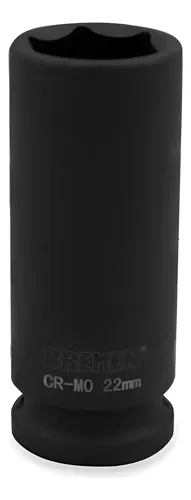 Llave Tubo Bremen 16mm Alto Impacto Enc 1/2 Largo 80mm 6100 Negro