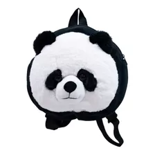 Mochila De Pelúcia Urso Panda 30x28cm