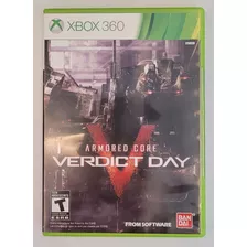 Jogo Armored Core V - Verdict Day - Xbox 360: Fisico/usado