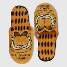 Chinelo De Quarto Garfield - Pantufa P(33 A 35)