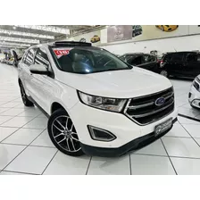 Ford Edge Titanium 3.5v6 Awd Couro Bege,teto Solar E Roda 20