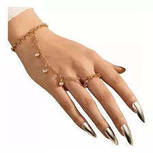 Pulsera Extendida Con Diamantes De Fantasía