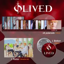 Kpop | Kit Oneus Lived Com Poster + Polaroids + Botton