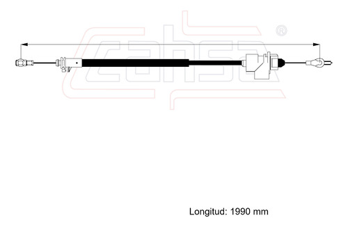 Cable Sobremarcha Para Jeep Grand Cherokee 4x4 4.0 1993-1995 Foto 2