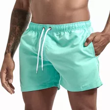 Traje De Baño De Pantalones Cortos Playa Casual Para Hombre