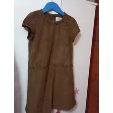 Vestido Zara Nena De Gamuza 