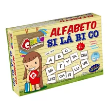 Brinquedo Educativo Pedagogico Madeira Alfabeto Silabico