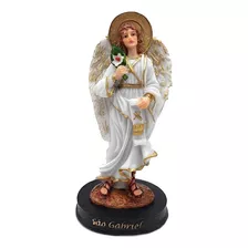 Imagem São Gabriel Santo Anjo Guarda Escultura 20 Cm Resina