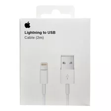 Cable Datos Lightning Apple iPhone 5 5s 6 6s 7 8 X Plus 2mts