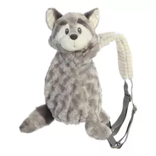 Mochila De Peluche Mapache Piggyback Pals Aurora Suave Niños