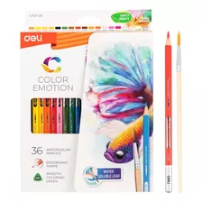 36 Lápis De Cor Aquareláveis Qualidade Artista Profissional