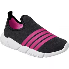 Tênis Infantil Feminino Ortopasso Flex 83500-grafite/pink