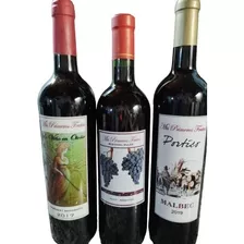 Pack Degustación 6 Tintos Vino Artesanal Mis Primeros Frutos