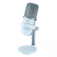 Microfone Hyperx Solocast Branco Usb - Ps4, Ps5, Mac, Pc