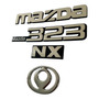 Emblemas Traseros Mazda 323 Nx Autoadhesivos  MAZDA 323 GLX