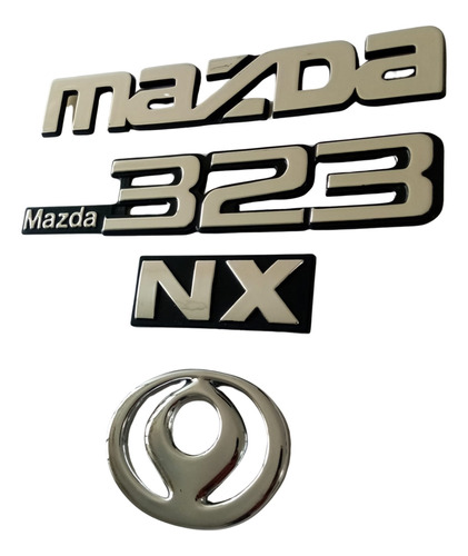 Foto de Emblemas Traseros Mazda 323 Nx Sol Naciente Mazda 