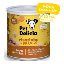 Alimento Pet Delícia Risotinho De Frango 320g Ração Úmida