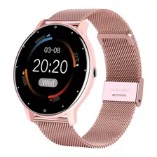 Smartwatch Lige Bw0223 1.28 Caja 45mm Pink, Malla Pink Mesh